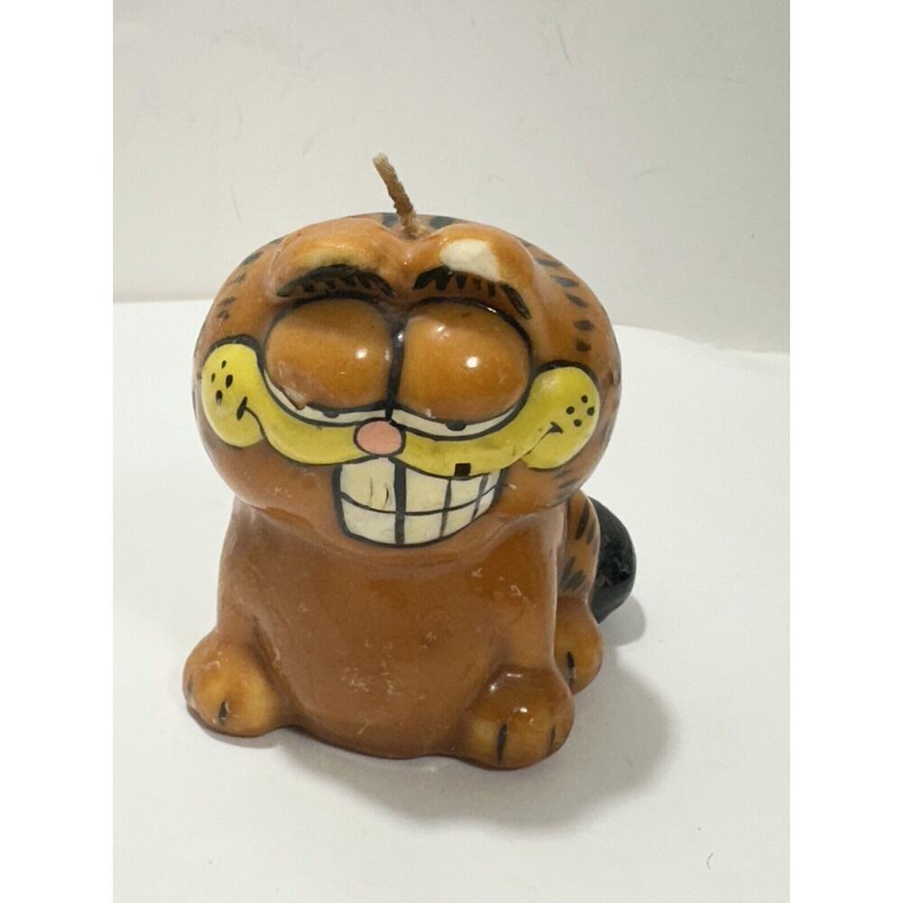 1978-1981 Garfield Unused Wax Candle 4x3” Never Lit See Pict Vintage Halloween - Picture 1 of 9